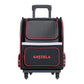 Katziela Hybrid Adventurer Backpack Wheels Black/Red - Pets Perfect