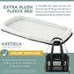 Katziela Quilted Companion Carrier Black Large - Pets Perfect