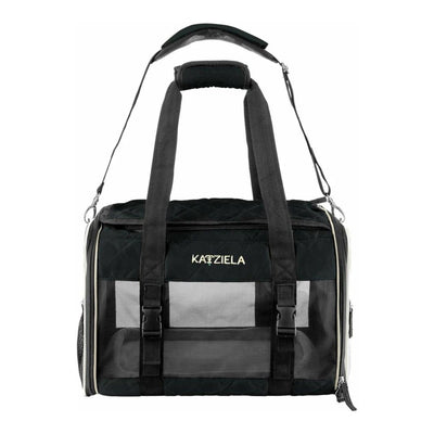 Katziela Quilted Companion Carrier, Black Medium
