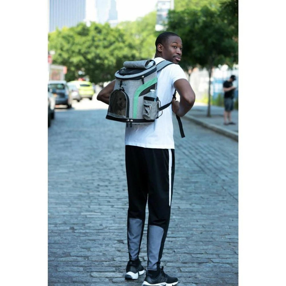 Katziela Voyager Backpack Carrier Gray/Light Green, view 2
