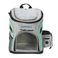 Katziela Voyager Backpack Carrier Gray/Light Green - Pets Perfect