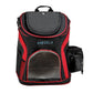 Katziela Voyager Backpack Black/Red - Pets Perfect