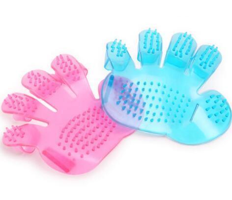 Pet Grooming Glove - Adjustable Rubber Finger Brush for Dogs & Cats - Pets Perfect