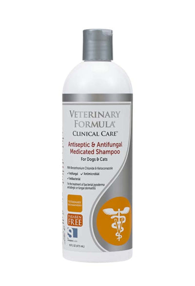 Synergy Labs Veterinary Formula Clinical Care Antiseptic & Antifungal Pet Shampoo 16 fl oz