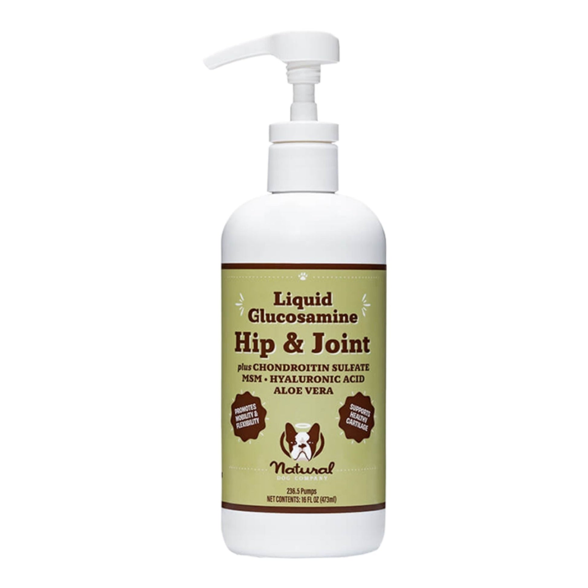 Natural Dog Company Dog Hip & Joint/Glucosamine Oil 16 oz