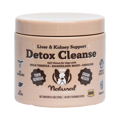 Natural Dog Company Dog Detox Cleanse Chews - 90 Count