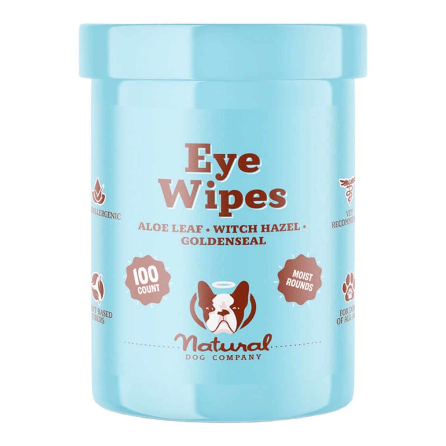 Natural Dog Company Dog Eye Wipes - 100 ct