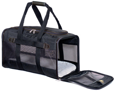 Sherpa's Pet Trading Company Original Deluxe Pet Carrier Black Medium