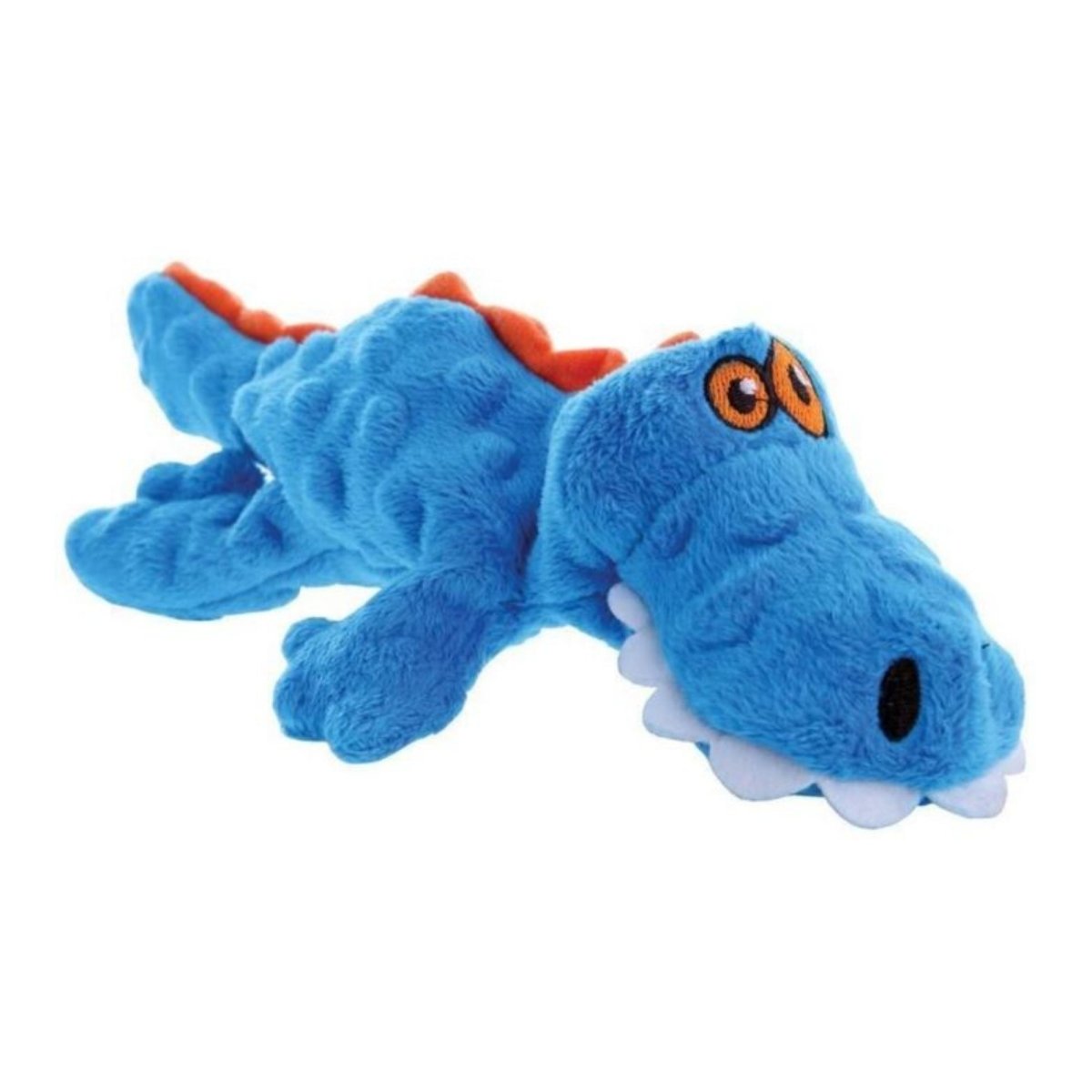 Godog Just For Me Gator Dog Toy Blue Mini - Pets Perfect
