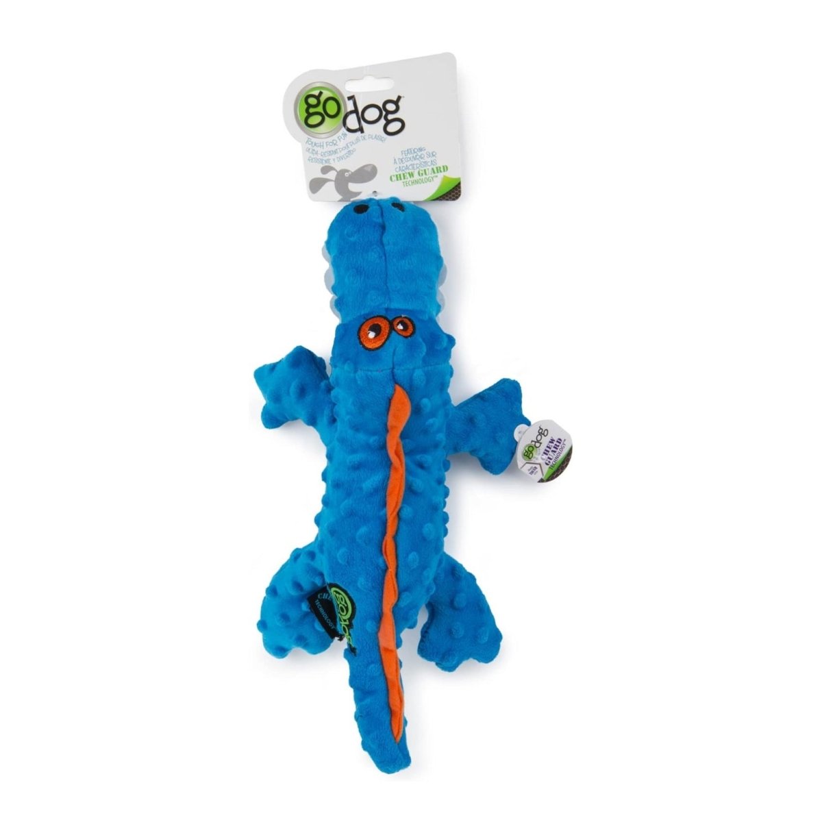 Godog Gators Dog Toy Blue Large - Pets Perfect
