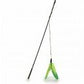Cat Claws Wand with Feline Flyer Attachment Cat Toy Assorted 1ea/29 in - Pets Perfect