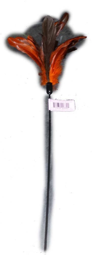 Cat Claws Cat Teaser Starburst Feather Wand Cat Toy Multi - Color 1ea/18 in - Pets Perfect