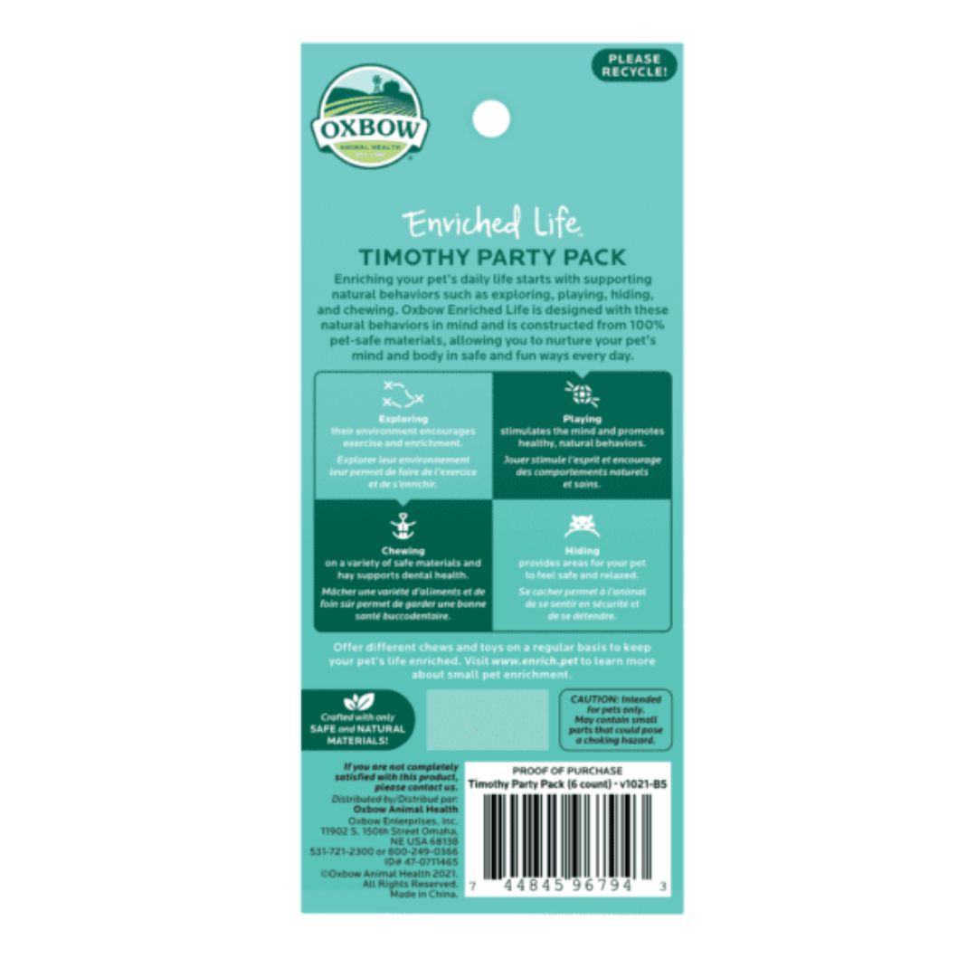 Oxbow Enriched Life - Timothy Party Pack Default Title