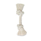 Mammoth Pet Products 100% Cotton Rope Bone Dog Toy White 1ea/9 in, SM - Pets Perfect