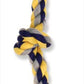Mammoth Pet Products Cottonblend 3 Knot Rope Tug Toy Multi-Color 1ea/10 in, Mini