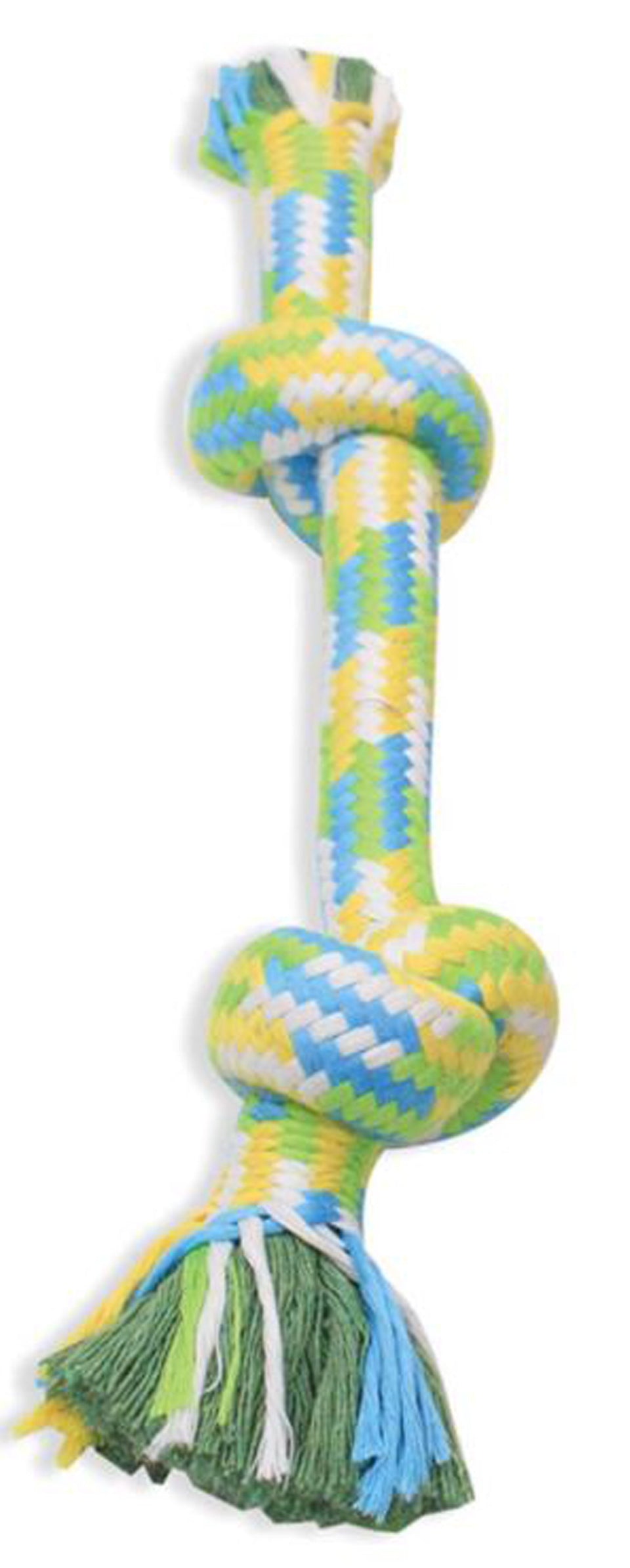 Mammoth Pet Products Braidys Rope Bone Dog Toy Assorted 14 in, Large