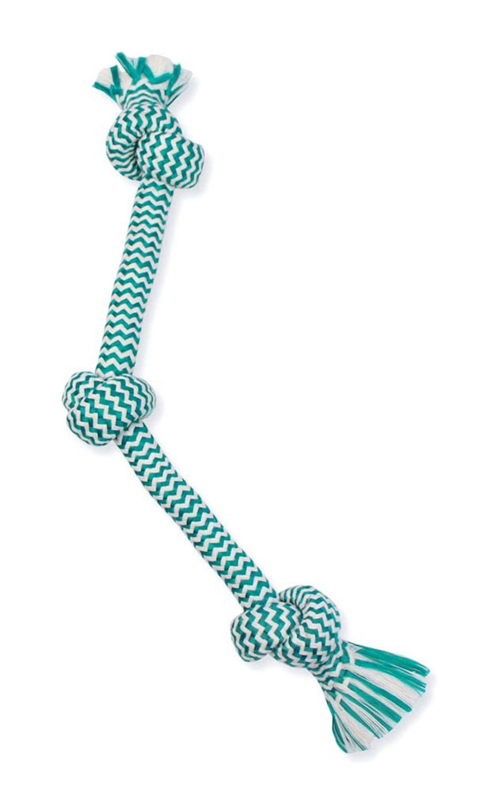 Mammoth Pet Products EXTRA FRESH 3 Knot Tug Dog Toy Multi-Color, 20 in, Medium