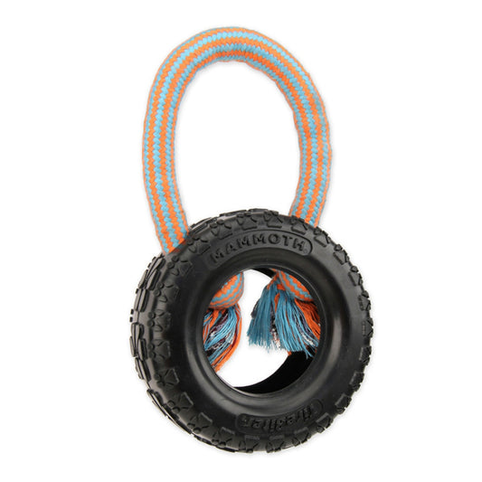 Mammoth Pet Products TireBiter Advanced w/Loop Rope Handle Dog Toy 1ea/LG, 6in.