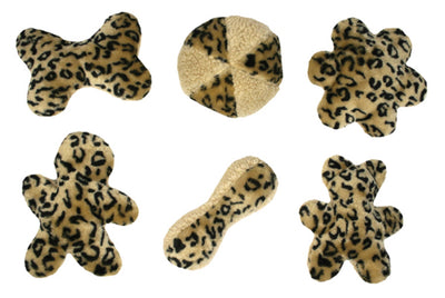 Mammoth Pet Products Jungle Plush Dog Toys Assorted, 54-Count