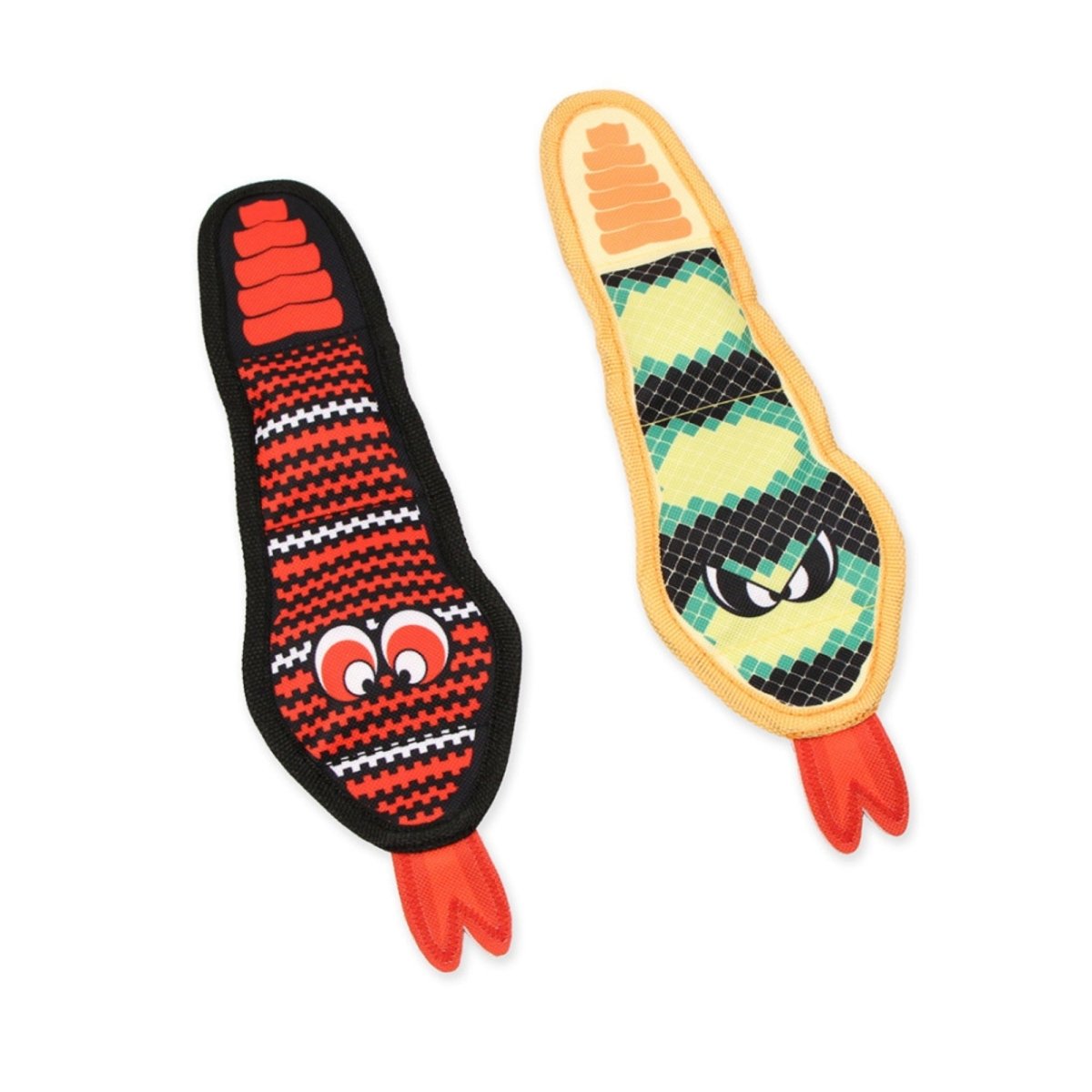 Mammoth Pet Products Squeaky Snake Dog Toy Assorted, 1ea/Mini, 12in. - Pets Perfect