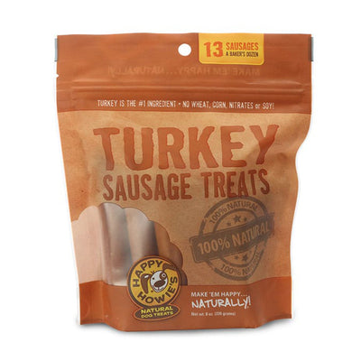 Happy Howie Dog Turkey Sausage Bakers Dozen 4 in 8 oz