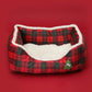 Luxury Festive Pet Haven - Cozy Christmas Sofa Bed For Dogs And Cats - Pets Perfect
