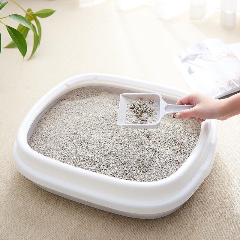 High - Quality Anti - Splash Pet Toilet With Scoop - Stylish And Convenient Cat Litter Box - Pets Perfect