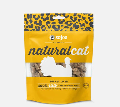 Sojos Cat Naturals Cat Treats Turkey Liver 1 oz