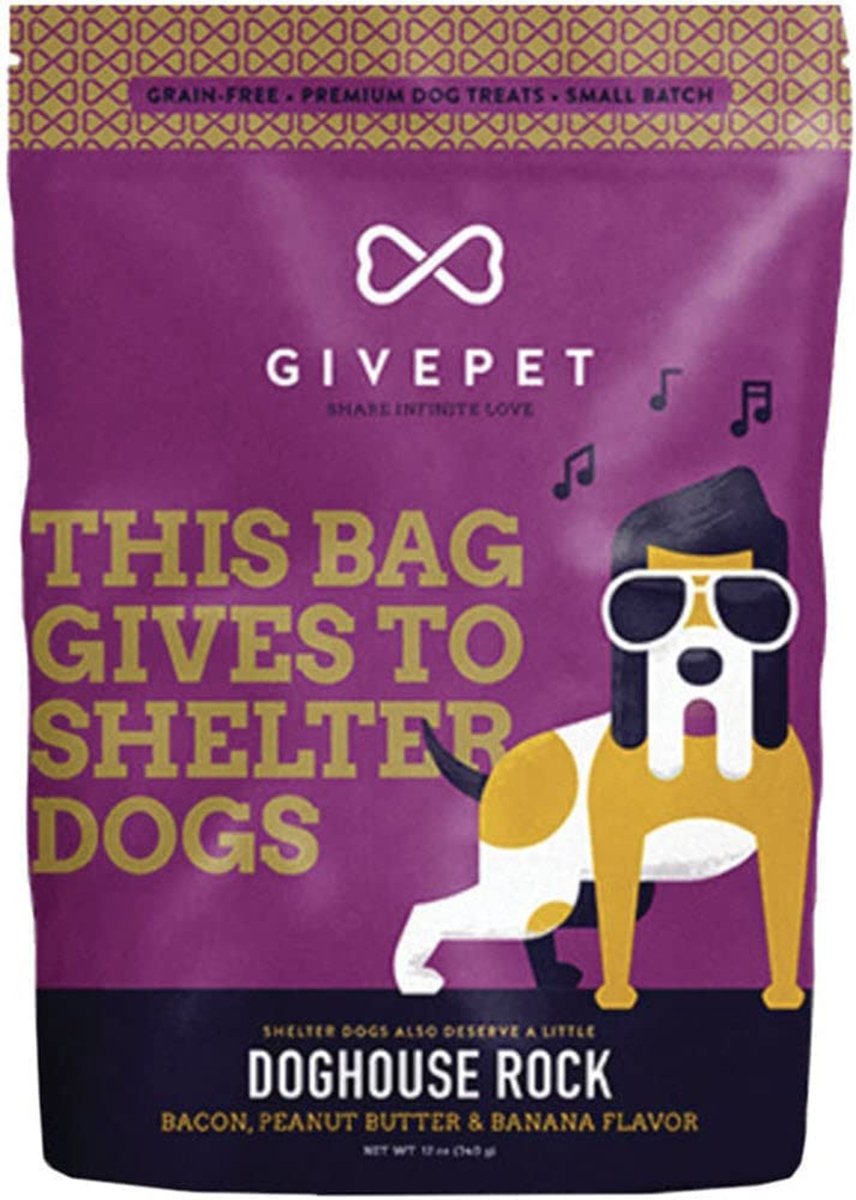 Givepet Dog Doghouse Rock 11oz. - Pets Perfect
