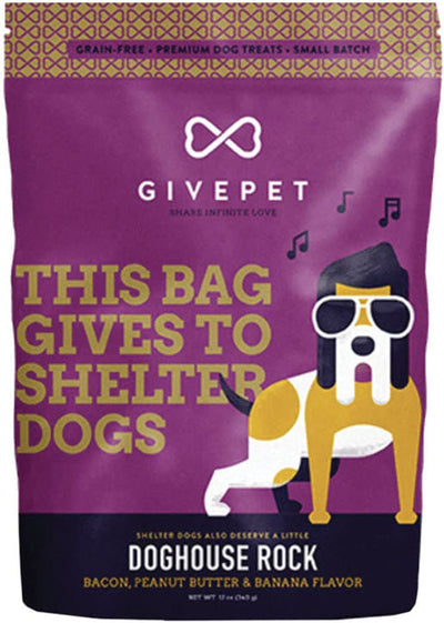 Givepet Dog Doghouse Rock, 11 oz