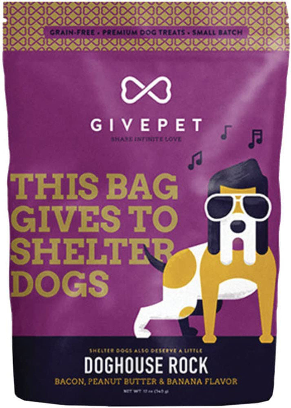 Givepet Dog Doghouse Rock, 11 oz