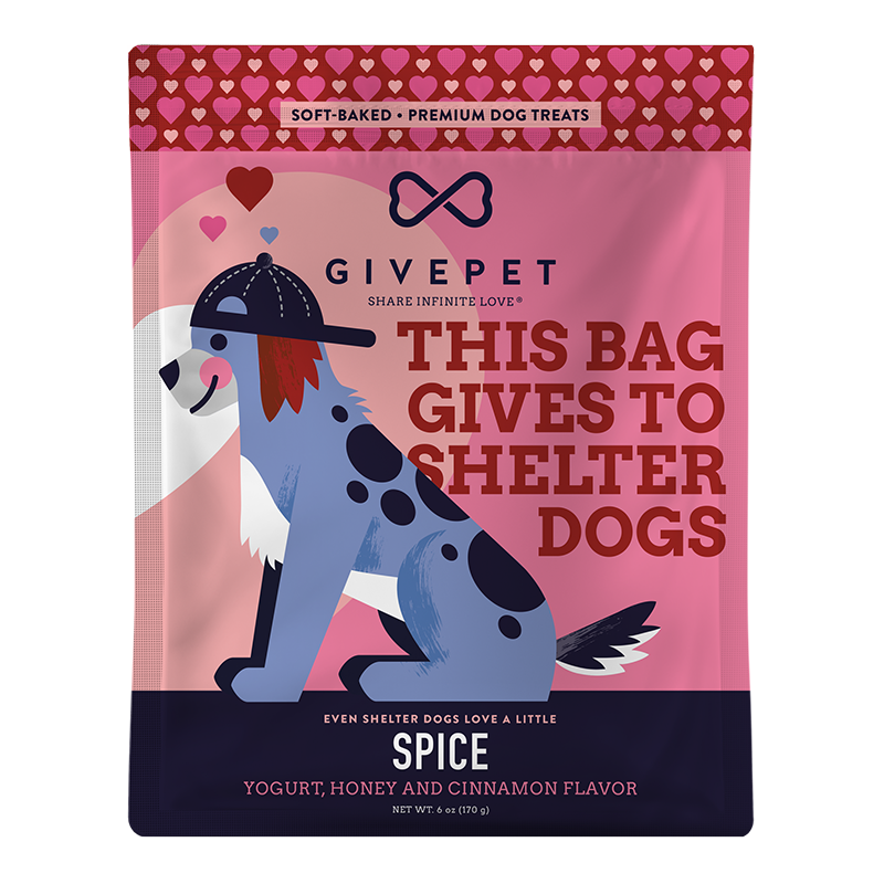 GivePet Holiday Dog Treat Soft Chew Spice 6 oz