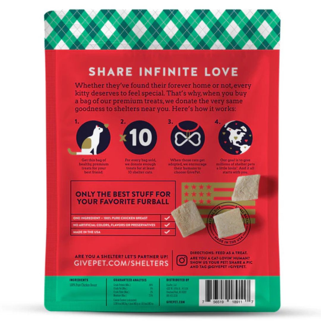 : Givepet Cat Holiday Freeze-Dried Grain-Free Santa Claws 1.2 oz, view 2
