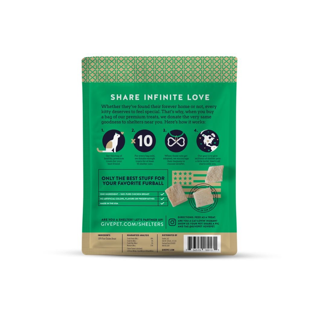 Givepet Cat Grain Free Freeze Dried Meowsterpiece Chicken 1.25Oz - Pets Perfect