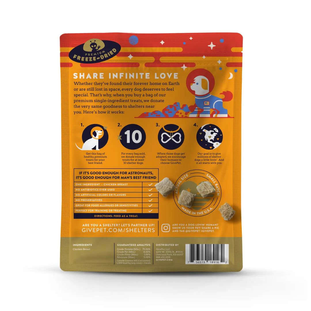 Givepet Dog Freeze-Dried Grain-Free Mars Rover 3 oz, view 2