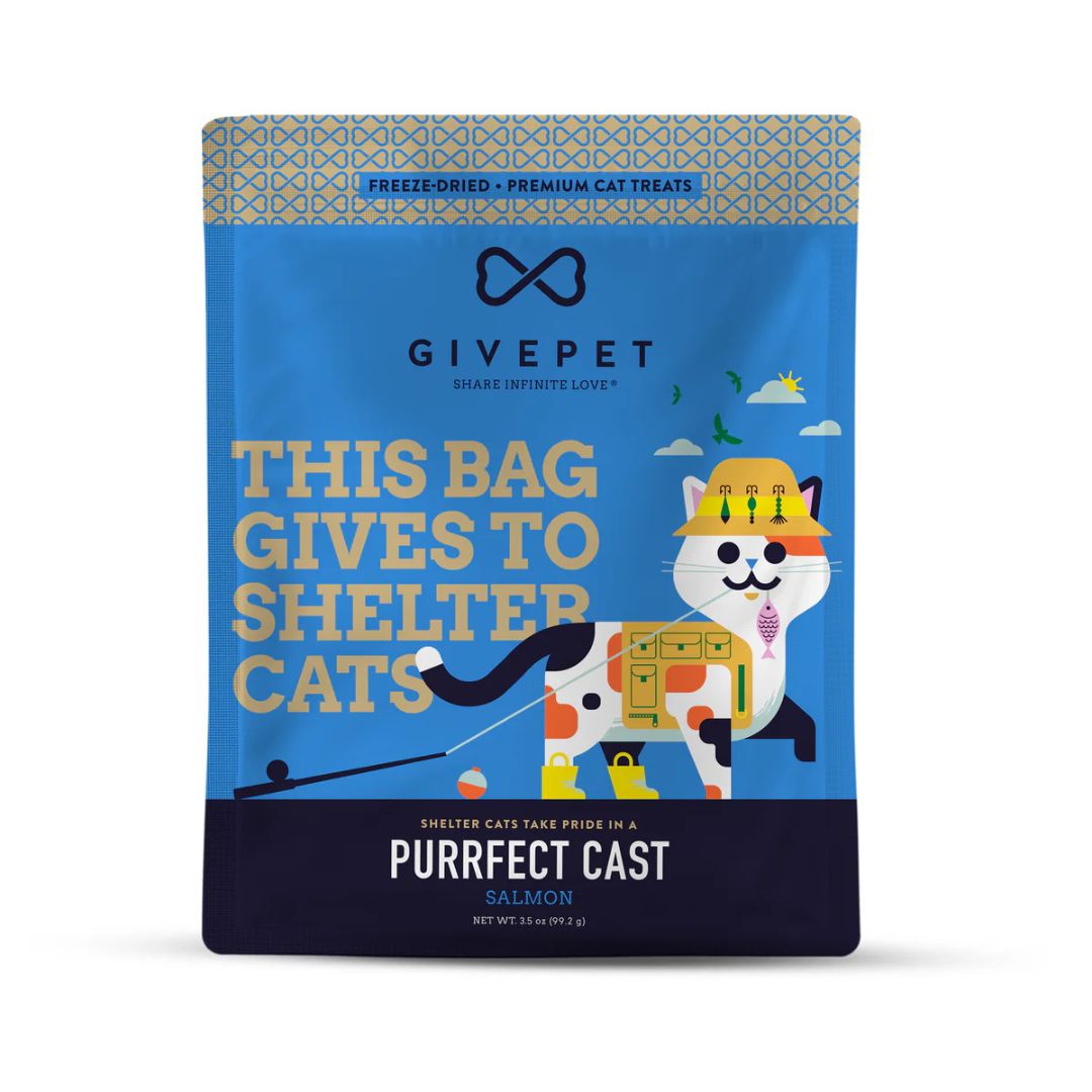 Givepet Cat Freeze-Dried Grain-Free Purrfect Cast 3.5 oz