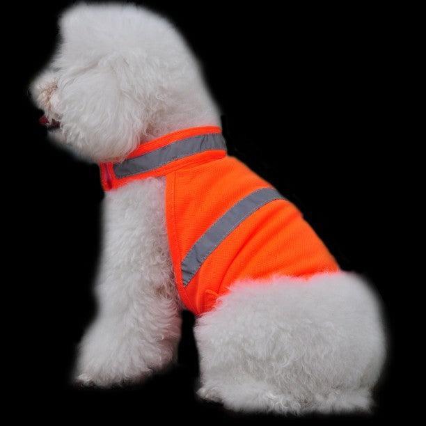 Fluorescent Safety Dog Vest - Reflective High Visibility Pet Clothing - Pets Perfect