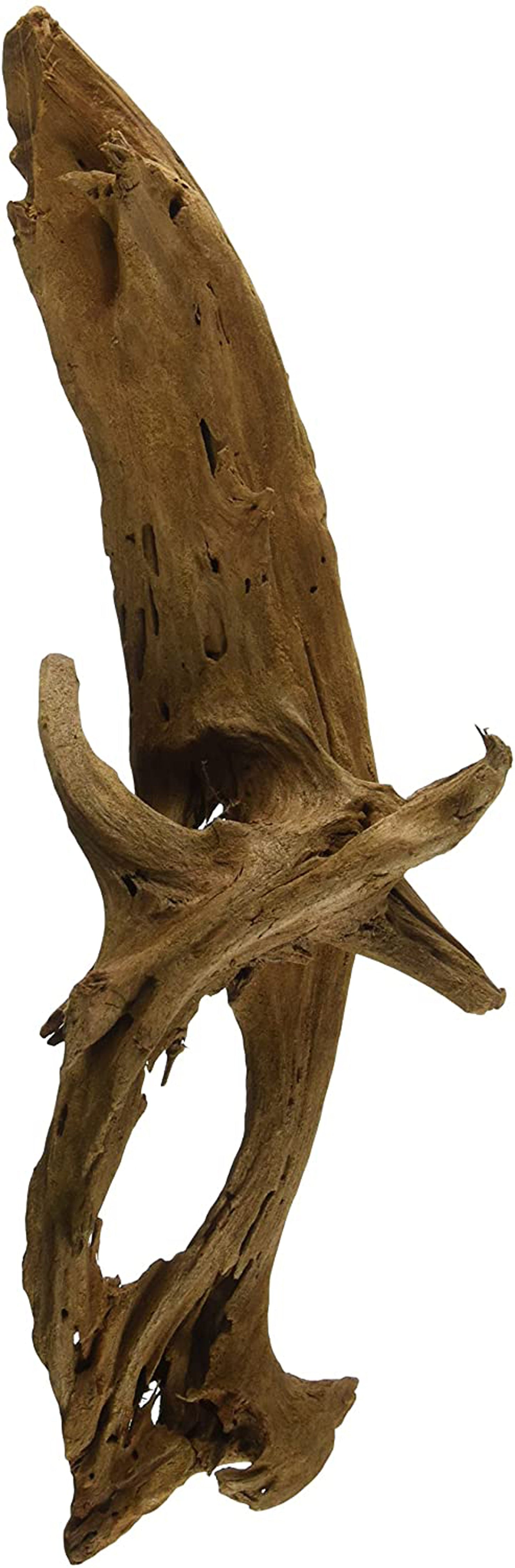 Galapagos Sinkable Driftwood for Aquariums and Terrariums, Brown, 11-13 in Medium
