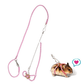 Super Soft Adjustable Hamster Traction Rope With Bell - Pets Perfect