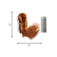 KONG Refillables Catnip Squirrel Cat Toy Brown 1ea/One Size - Pets Perfect
