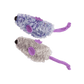 KONG Refillables Catnip Purple and Frosty Mice Cat Toy Purple, Frosty Grey 1ea/One Size, 2 pk - Pets Perfect