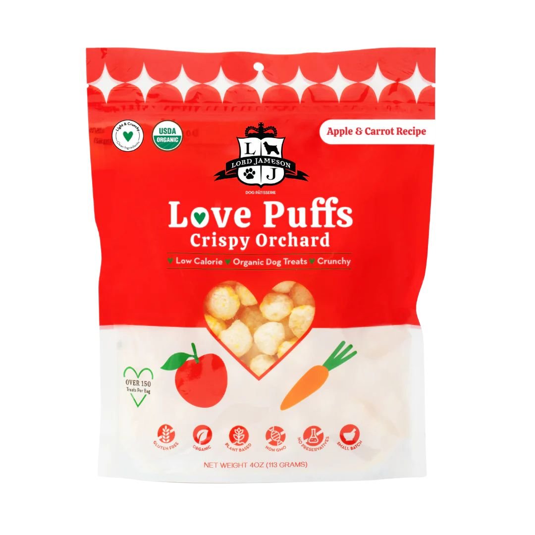 Lord Jameson Dog Puffs Crispy Orchard 4Oz - Pets Perfect
