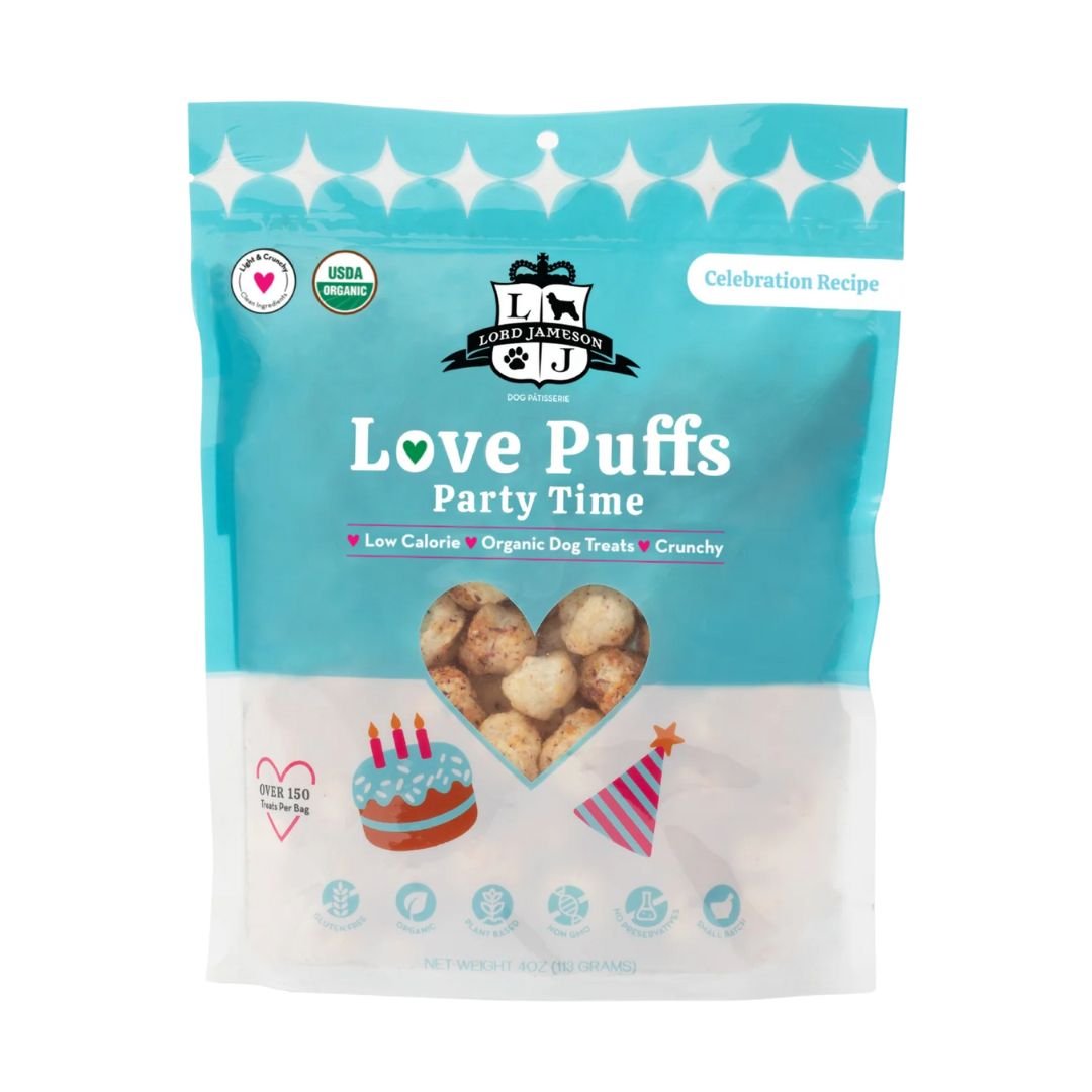Lord Jameson Dog Puffs Party Time 4Oz - Pets Perfect