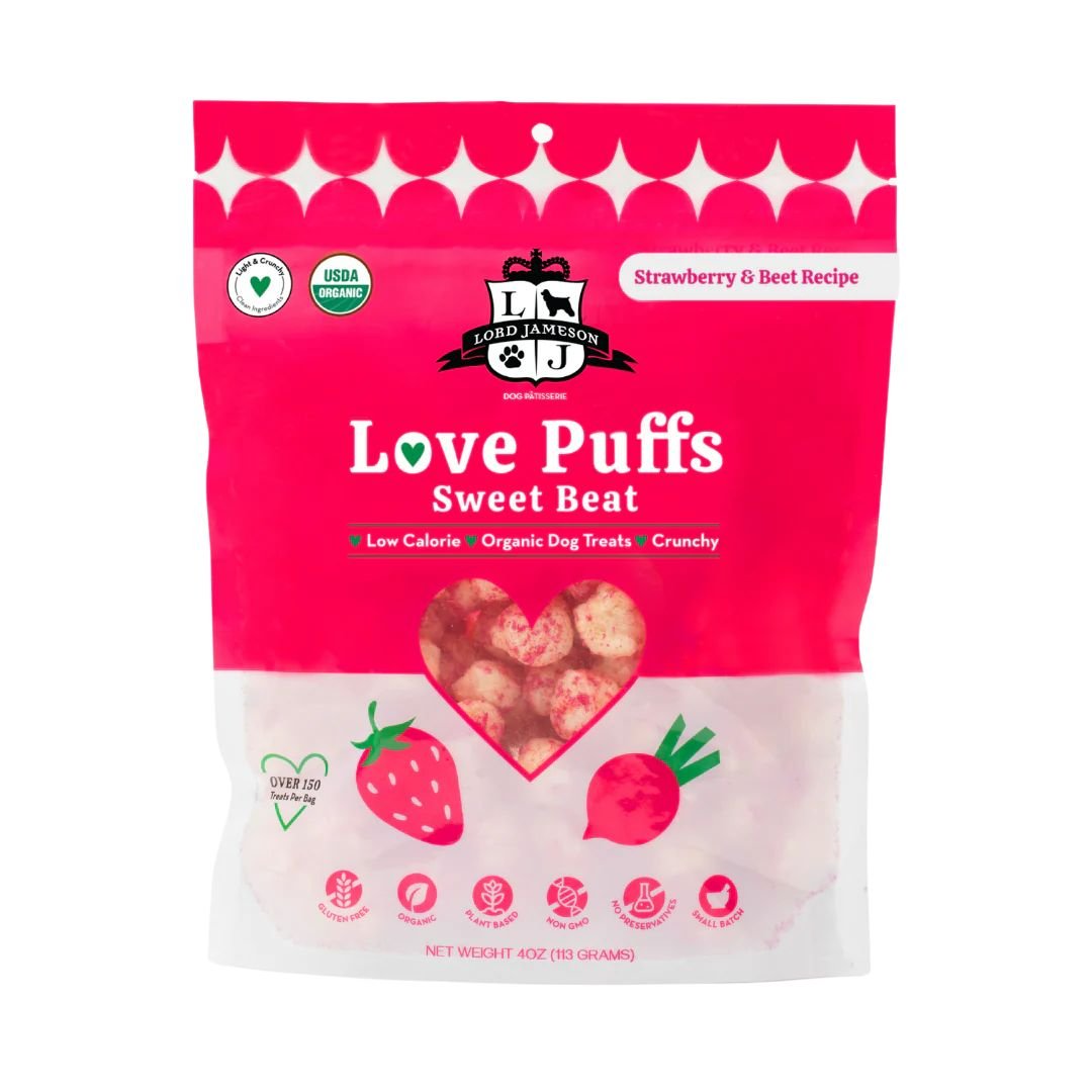 Lord Jameson Dog Puffs Sweet Beats 4Oz - Pets Perfect