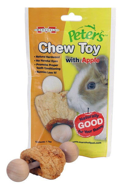 Marshall Pet Products Rabbit Chew Toy with Apple Wood
