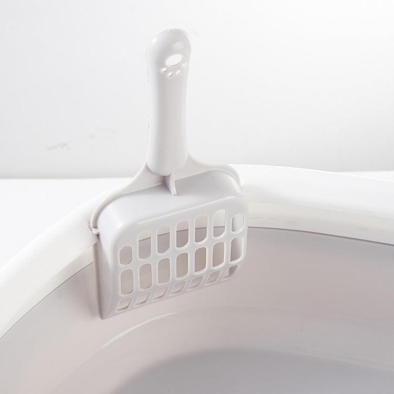 High - Quality Anti - Splash Pet Toilet With Scoop - Stylish And Convenient Cat Litter Box - Pets Perfect