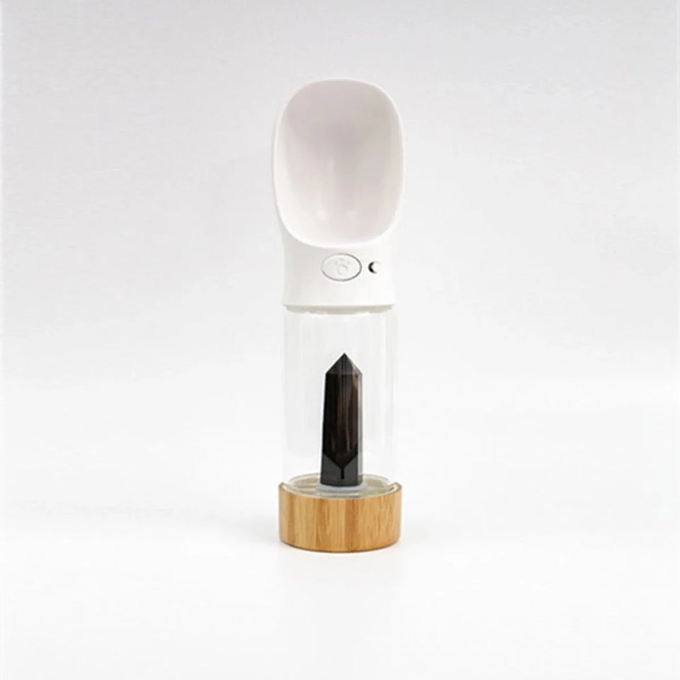 Merci Collective Urban Oasis Crystal-Infused Dog Water Bottle, 300 mL - Pets Perfect