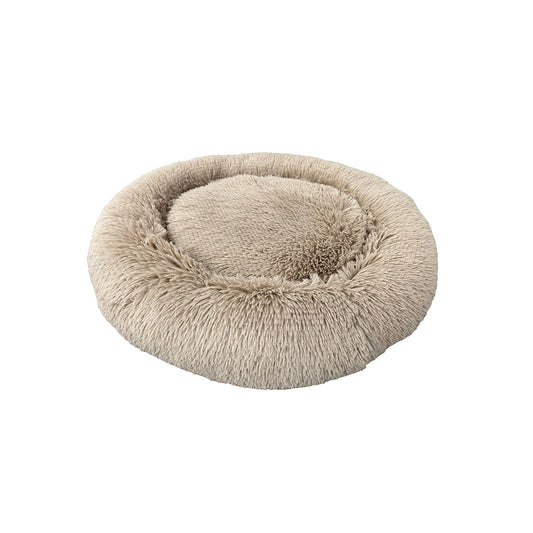 Ethical Pet Sleep Zone Luxe Round Faux Fur 22? Taupe