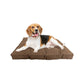 Ethical Pet Sleep Zone Luxe Faux Suede Pillow 32" Chocolate - Pets Perfect