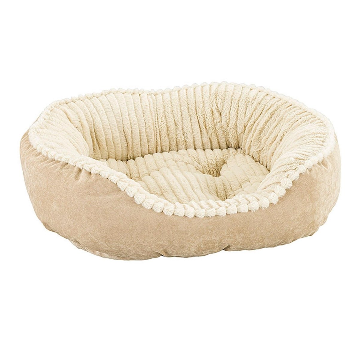 Ethical Pet Sleep Zone Basket Weave Cuddler 18" Sage - Pets Perfect